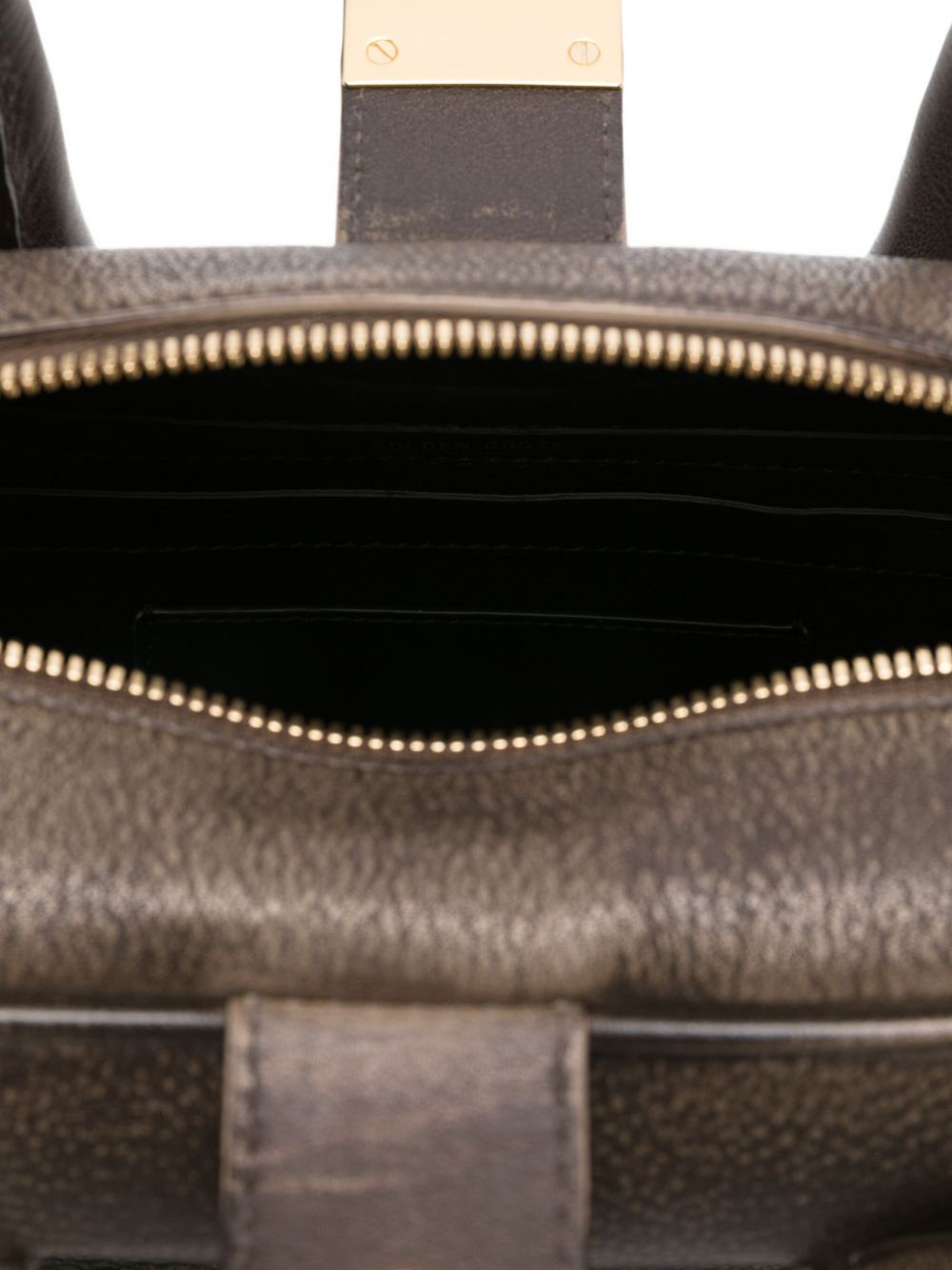Golden Goose Vita leather handbag - Brown