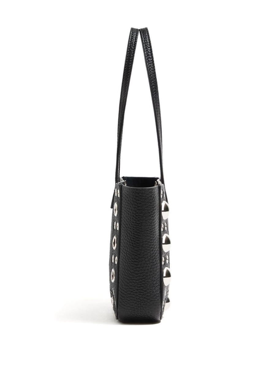 Valentino Garavani Nellcote Mini Leather Tote Bag - Black