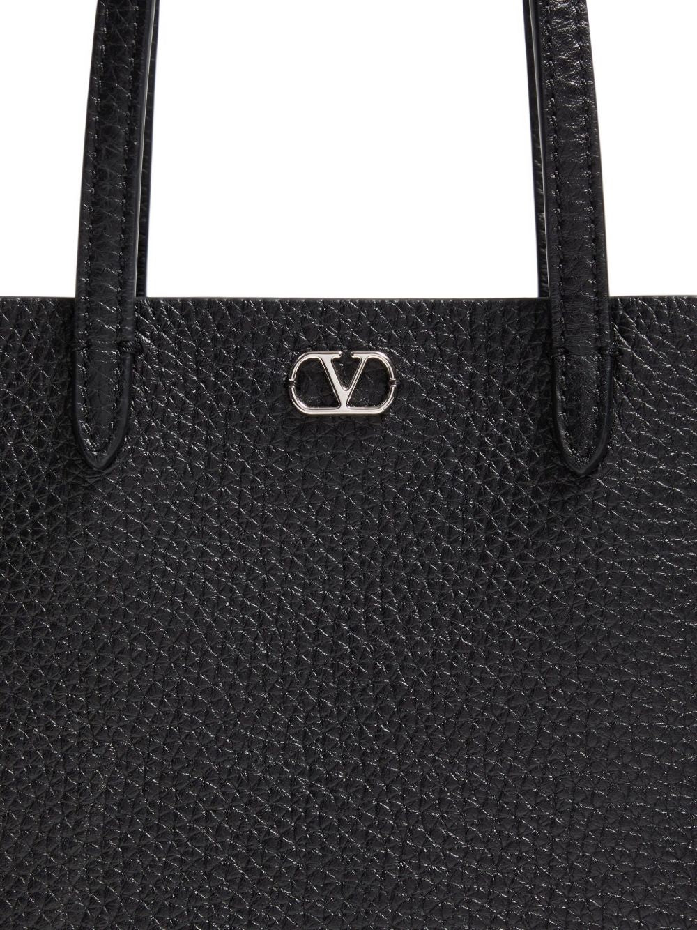 Valentino Garavani Nellcote Mini Leather Tote Bag - Black