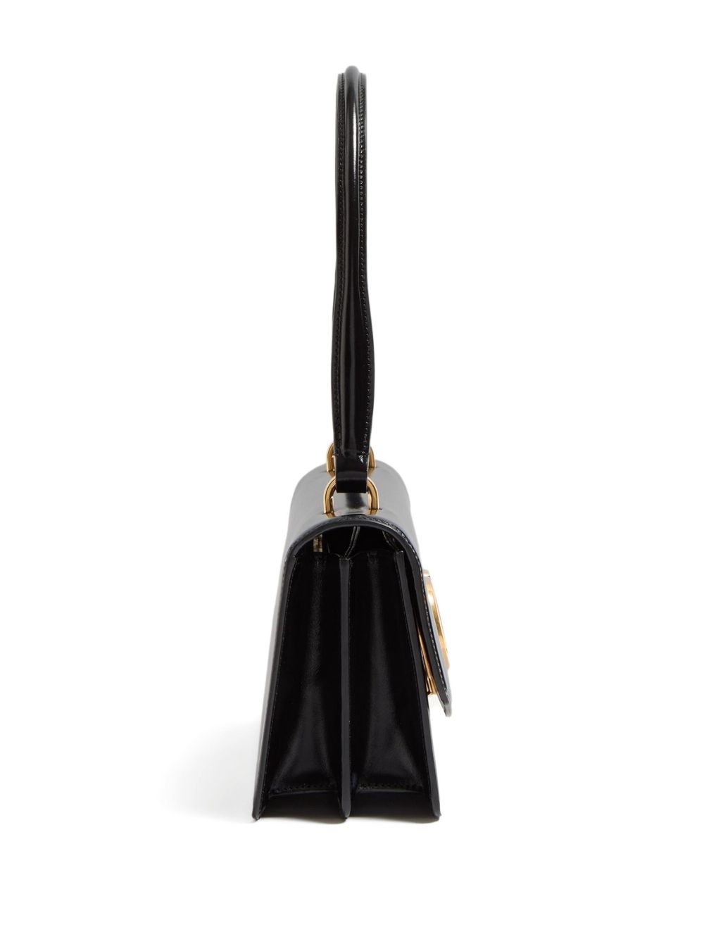 Valentino Garavani Vain Leather Top Handle Bag - Black