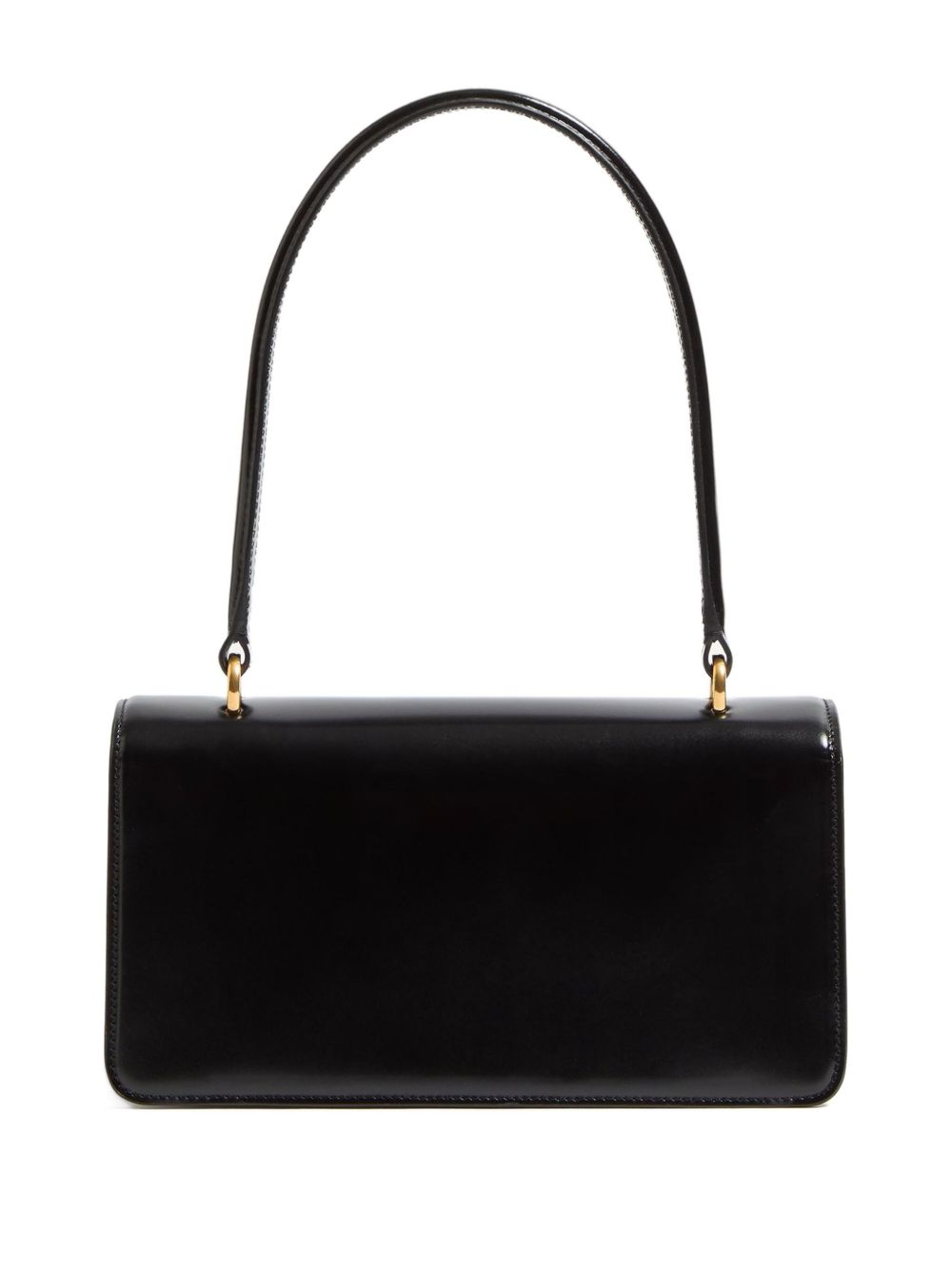 Valentino Garavani Vain Leather Top Handle Bag - Black
