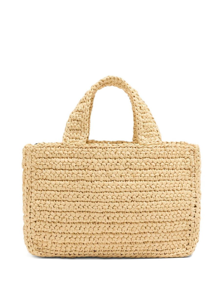Valentino Garavani Viva Superstar Crochet Small Tote Bag - Black