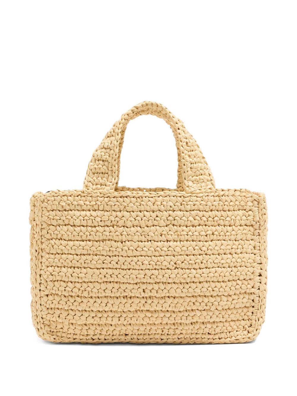 Valentino Garavani Viva Superstar Crochet Small Tote Bag - Black