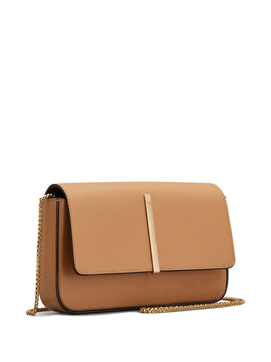 Tod's Flap Leather Mini Bag - Camel