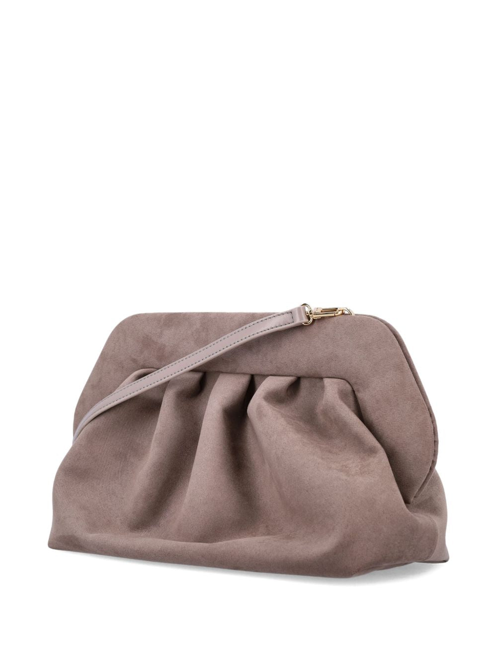 THEMOIRE' Bios Suede Clutch Bag - Green