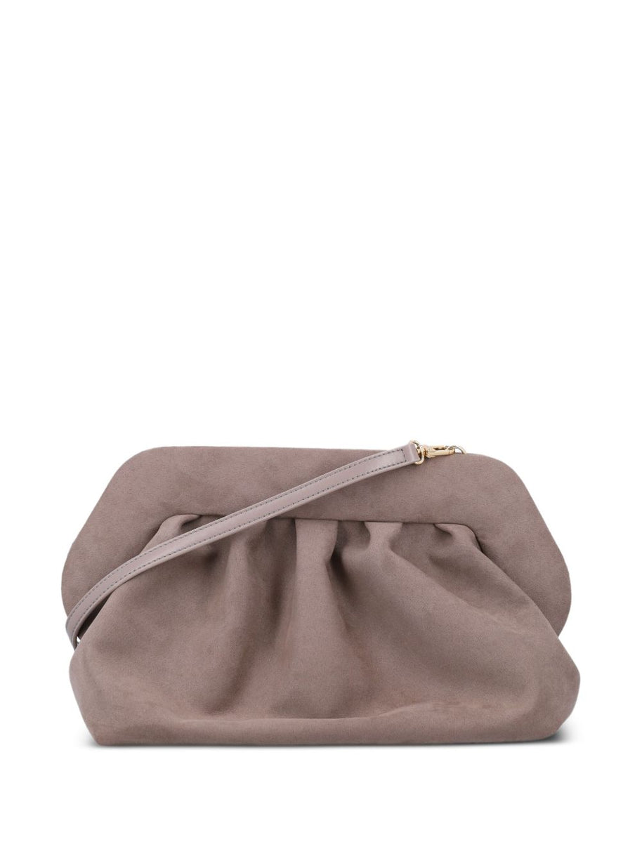 THEMOIRE' Bios Suede Clutch Bag - Green