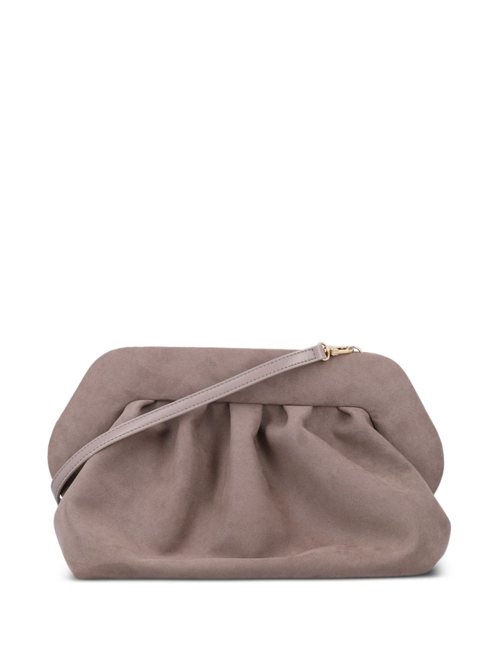 THEMOIRE' Bios Suede Clutch Bag - Green