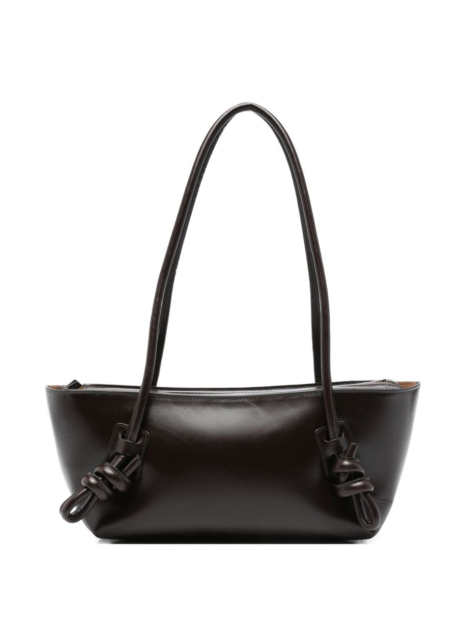 HEREU Leather Shoulder Bag - Brown