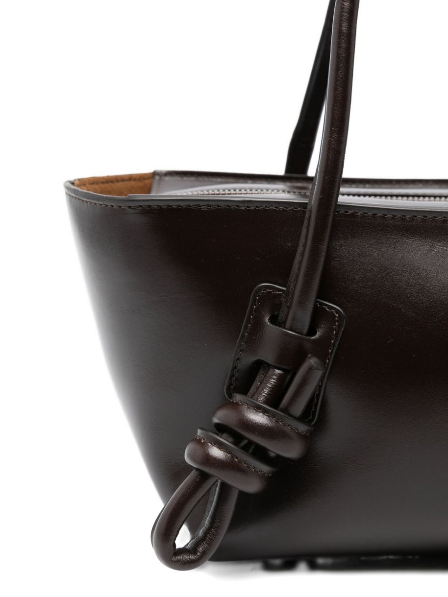 HEREU Leather Shoulder Bag - Brown