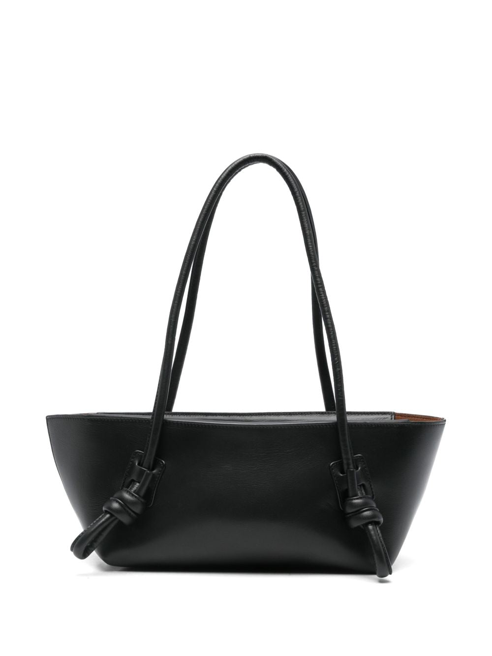 HEREU Leather Shoulder Bag - Black