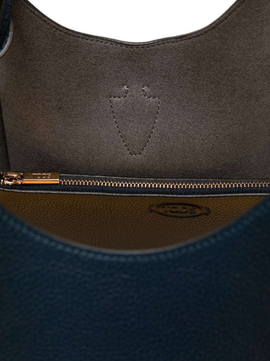 Tod's Medium Leather Tote Bag Blue