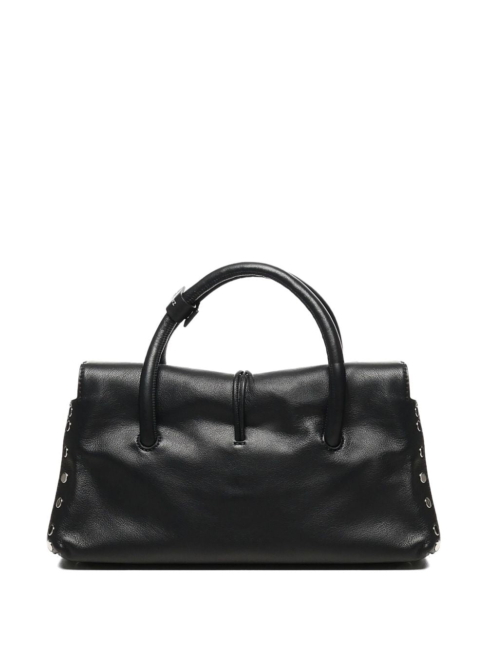 Zanellato Dotta Saeta Small Leather Handbag Black