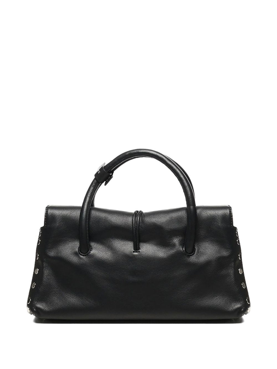 Zanellato Dotta Saeta Small Leather Handbag Black