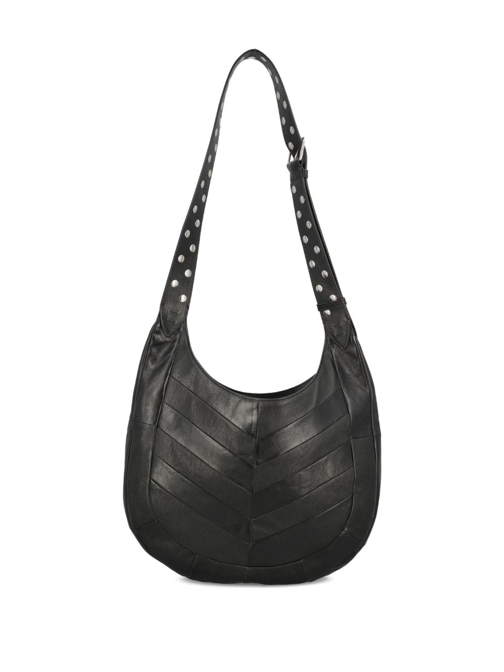 Valentino Garavani Leather Hobo Bag Black