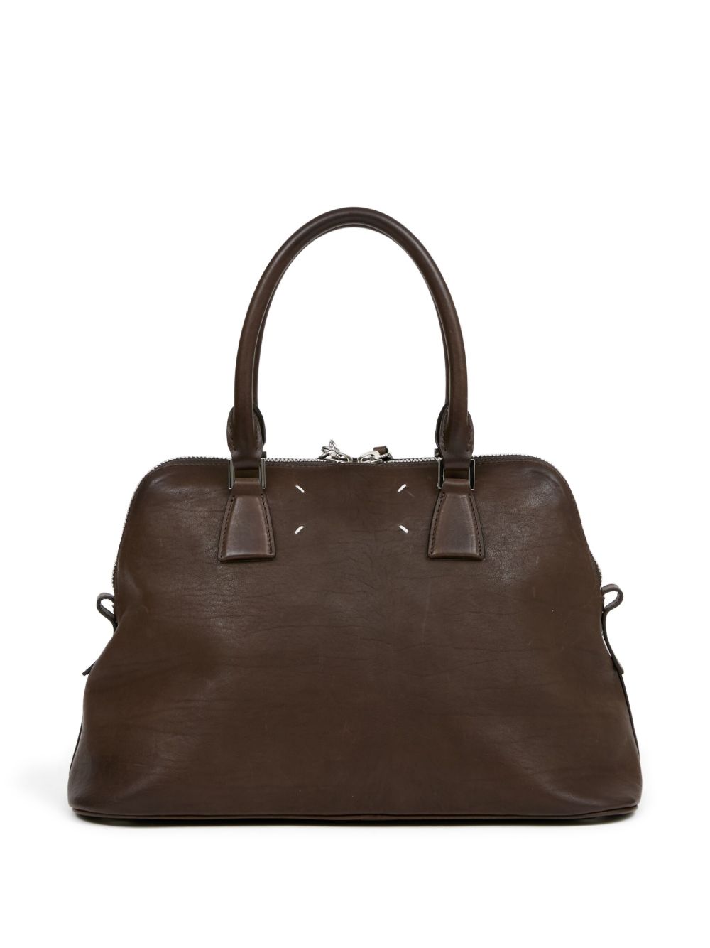 Maison Margiela 5AC Medium Leather Handbag Brown