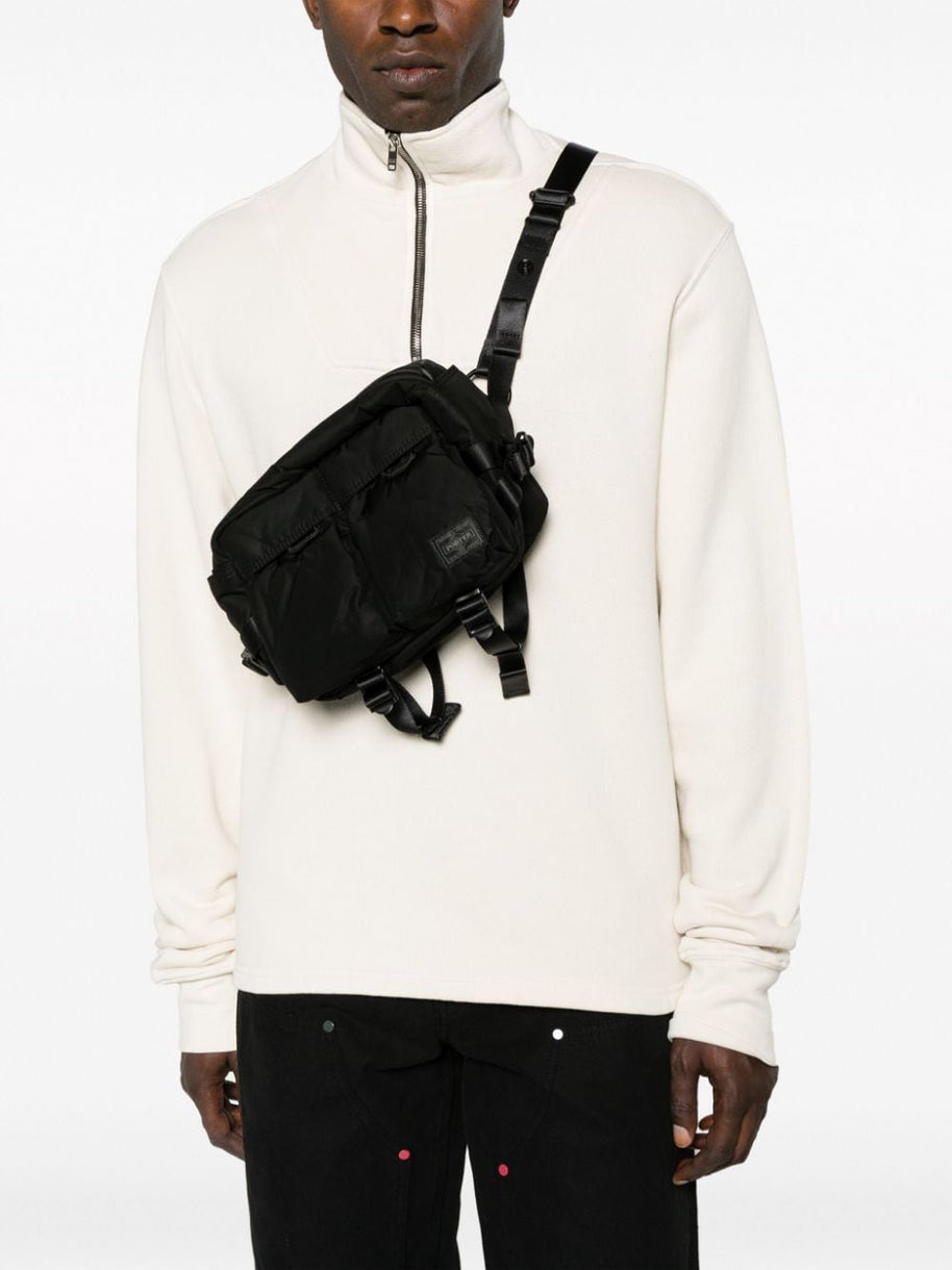PORTER Senses Nylon Shoulder Bag Black