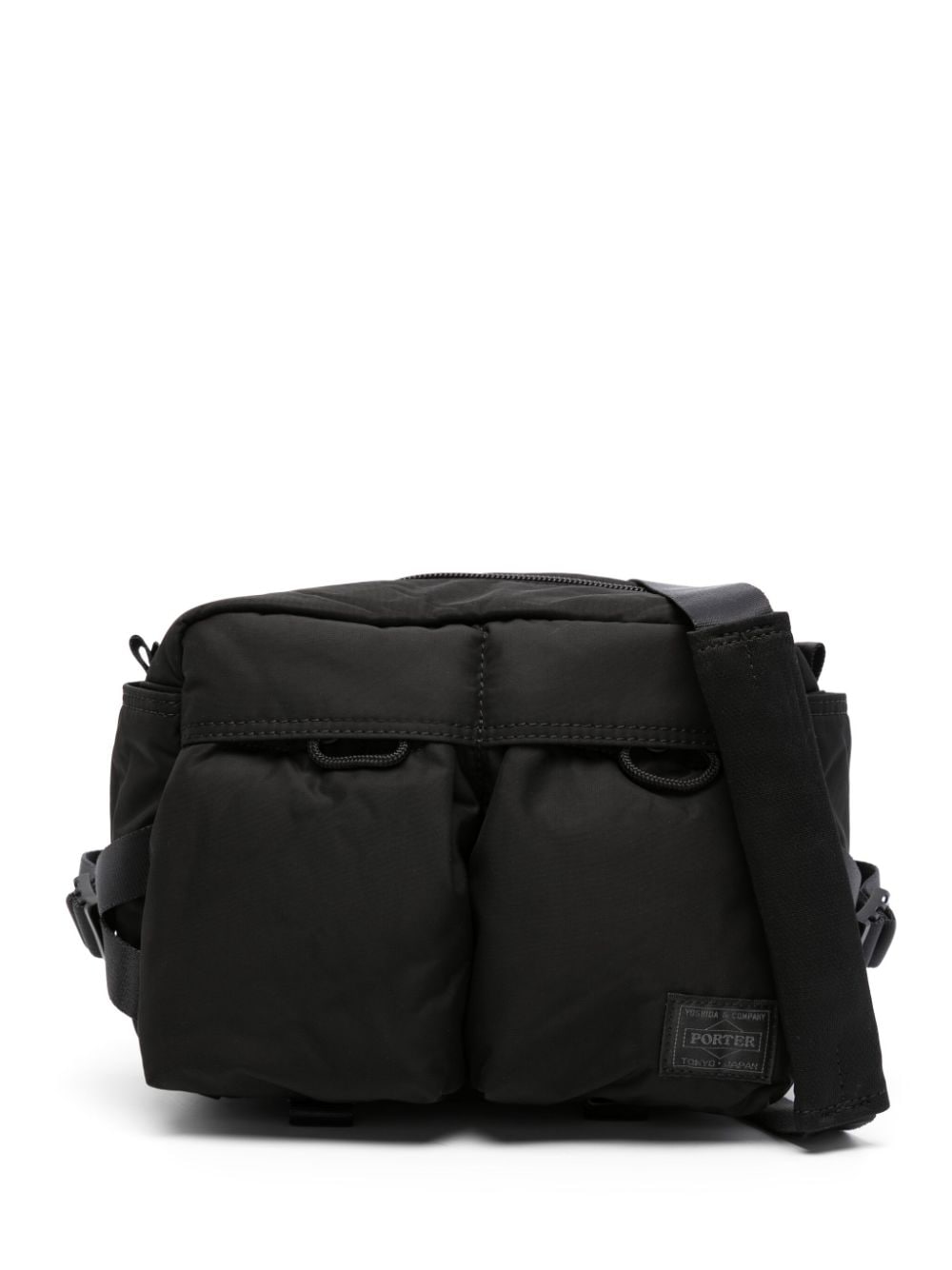 PORTER Senses Nylon Shoulder Bag Black