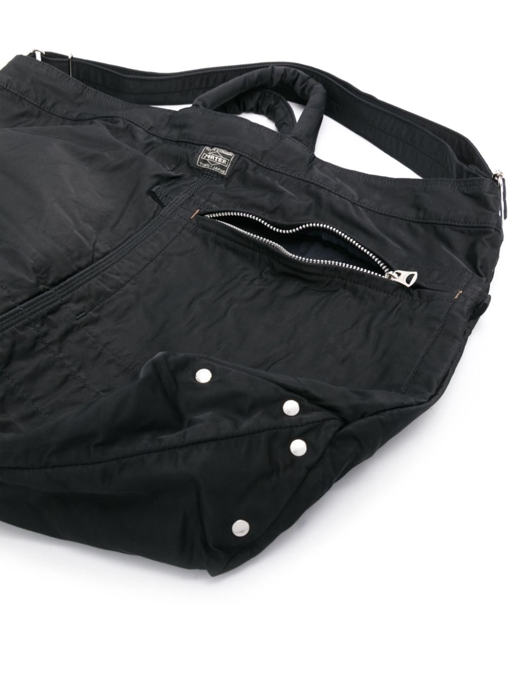 PORTER Mile 2Way Nylon Tote Bag Black