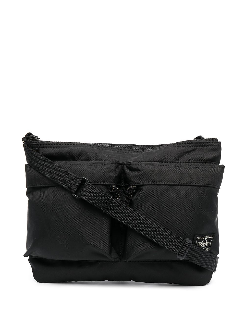 PORTER Force Nylon Shoulder Bag Black