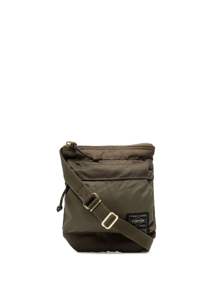 PORTER Force 2way Nylon Crossbody Bag Green
