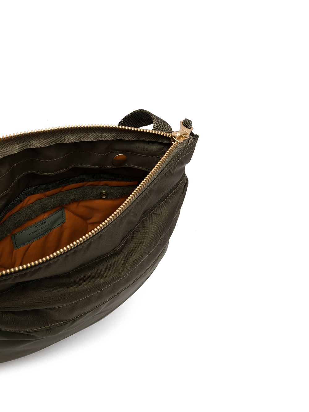 PORTER Force 2way Nylon Crossbody Bag Green