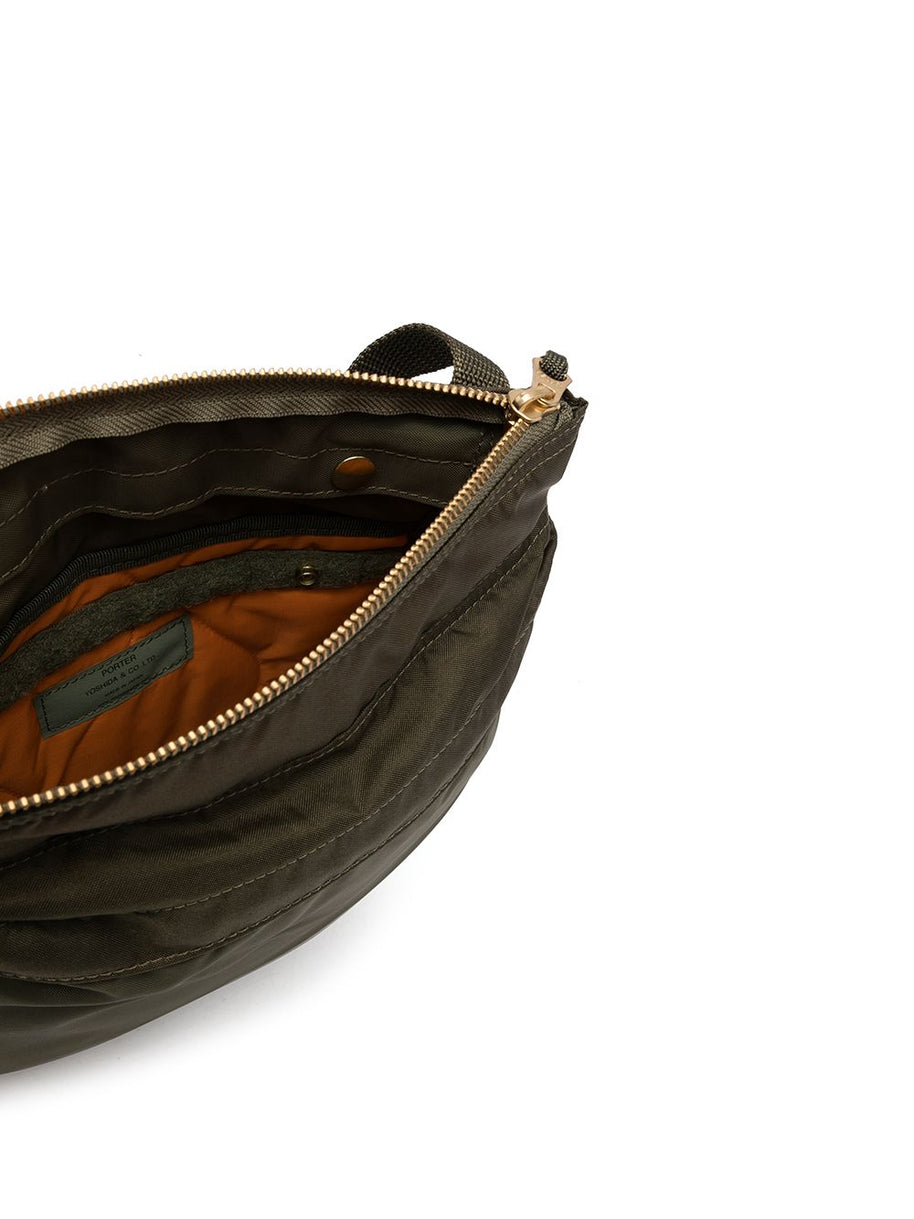 PORTER Force 2way Nylon Crossbody Bag Green