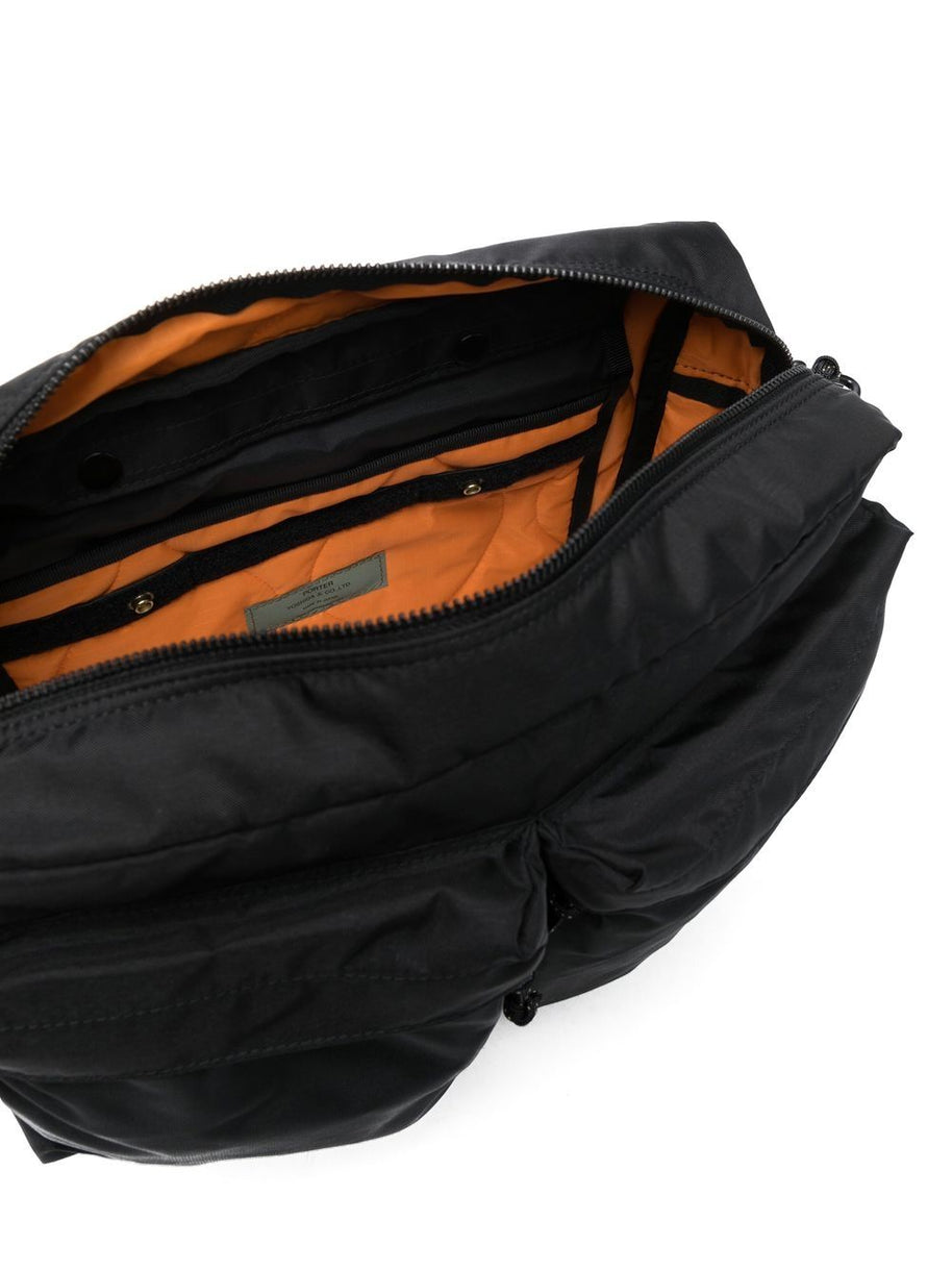 PORTER Force Nylon Shoulder Bag Black