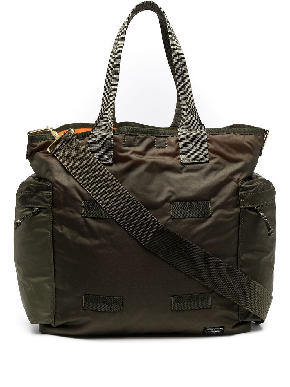 PORTER Force 2Way Nylon Tote Bag Green