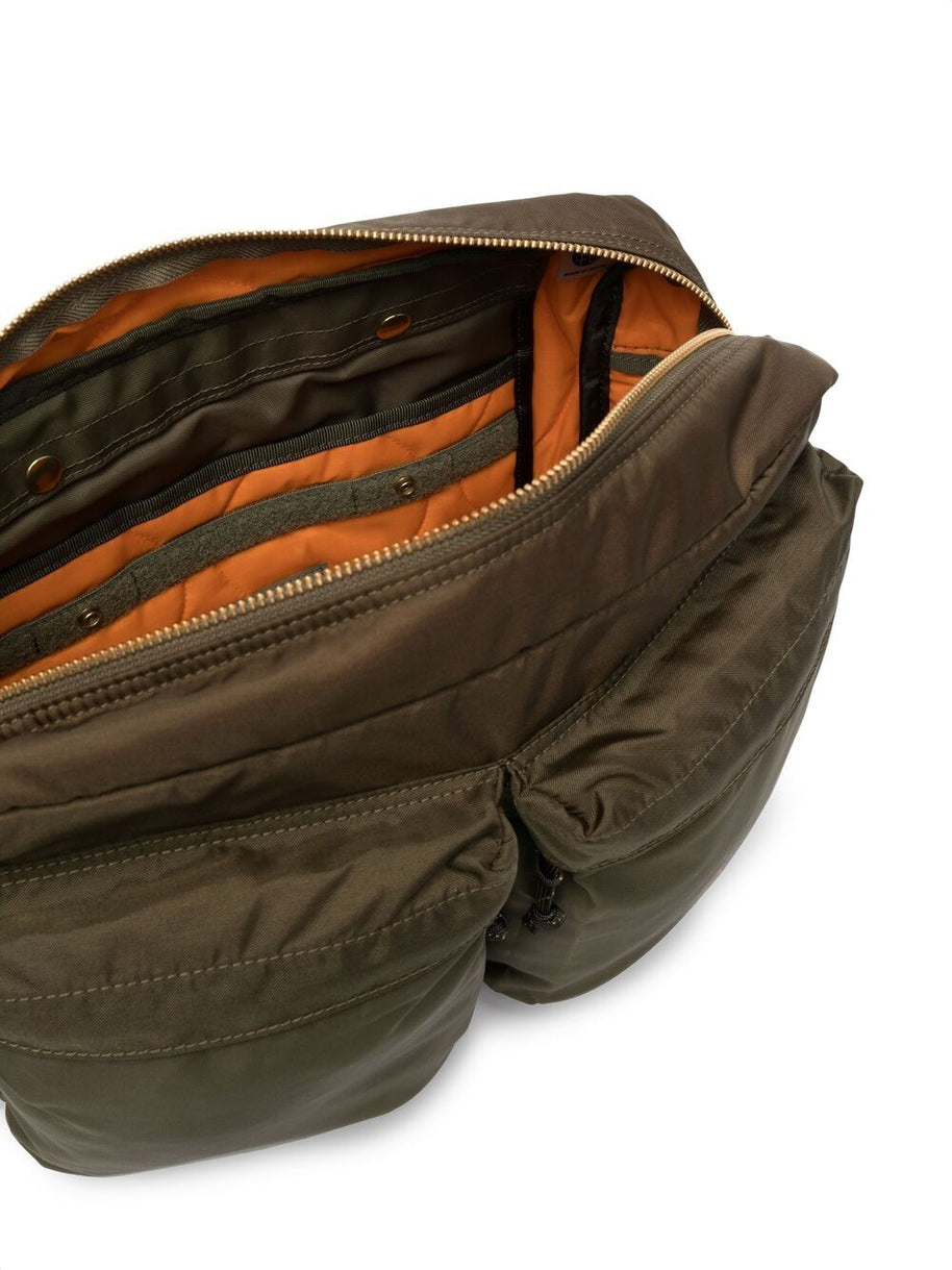 PORTER Force Nylon Shoulder Bag Green