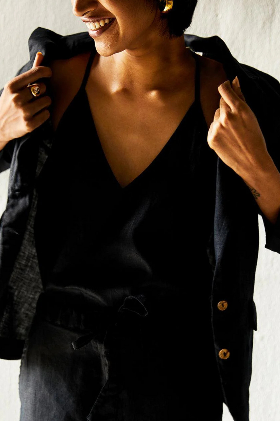 Reistor Hemp Three Piece Set in Black