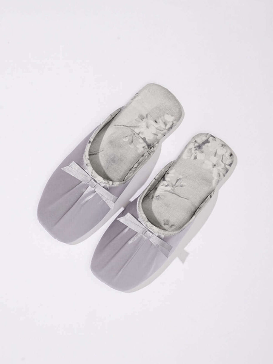 Ulivary Ink Floral Print Slippers (more colors)