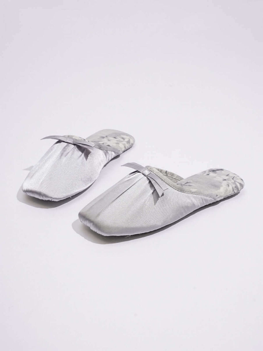 Ulivary Ink Floral Print Slippers (more colors)