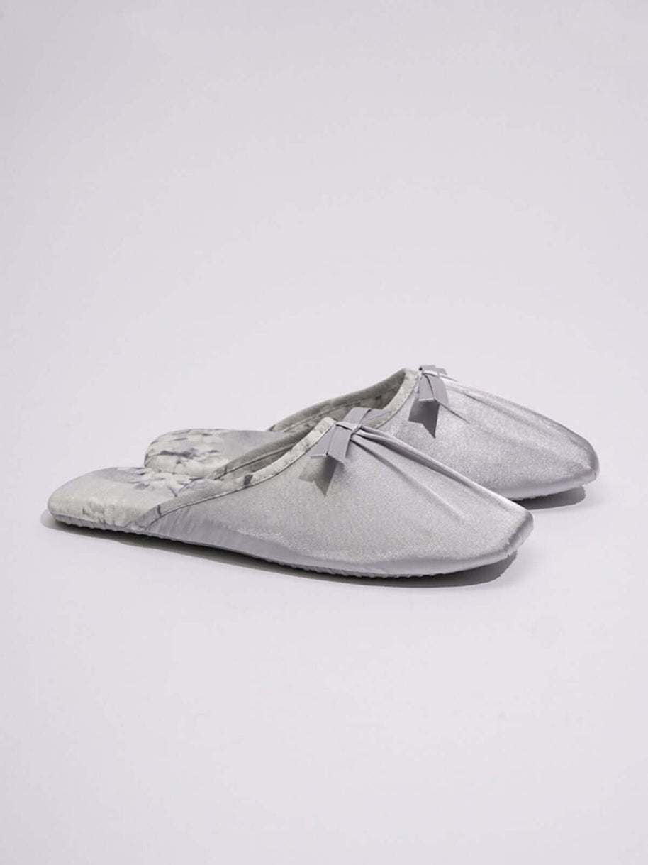 Ulivary Ink Floral Print Slippers (more colors)