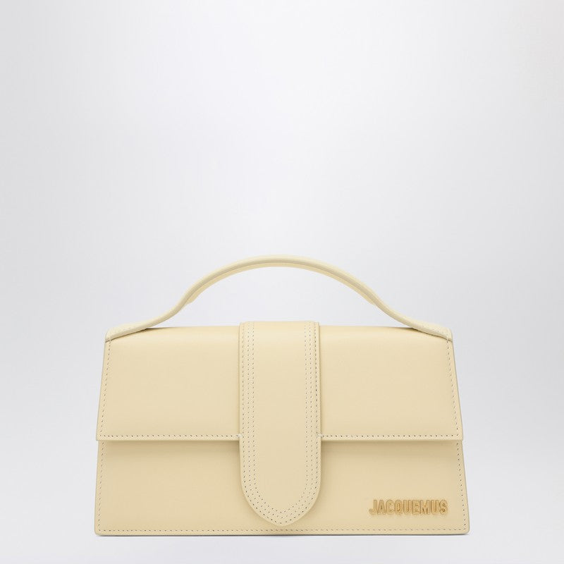 JACQUEMUS Le Grand Bambino Bag In Ivory Leather