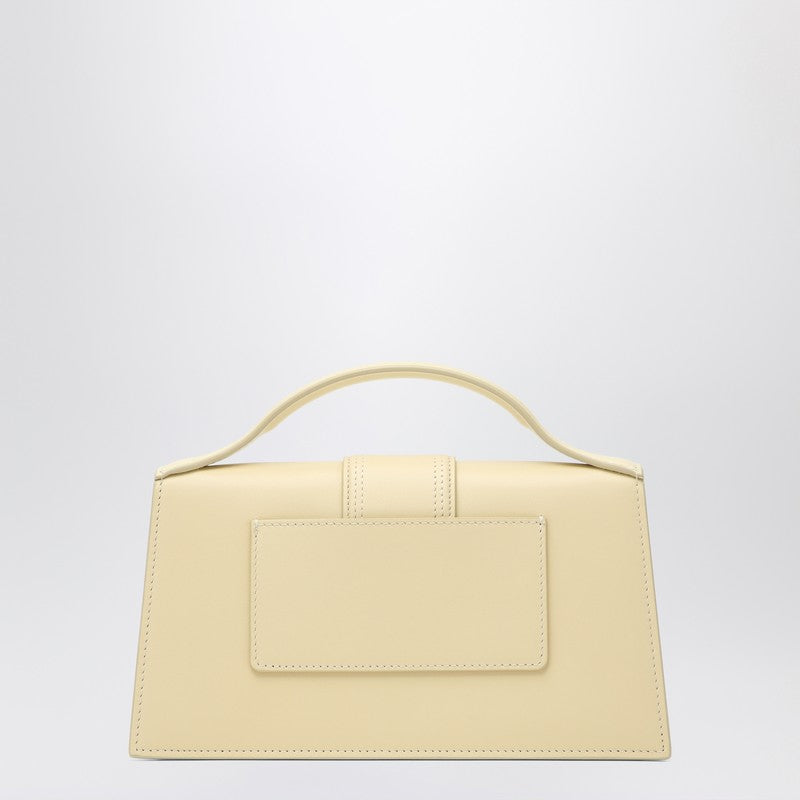 JACQUEMUS Le Grand Bambino Bag In Ivory Leather