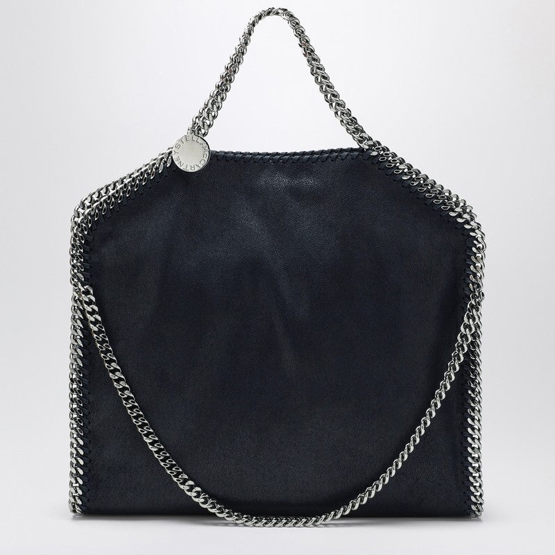 Stella McCartney Navy Falabella Fold Over Tote Bag