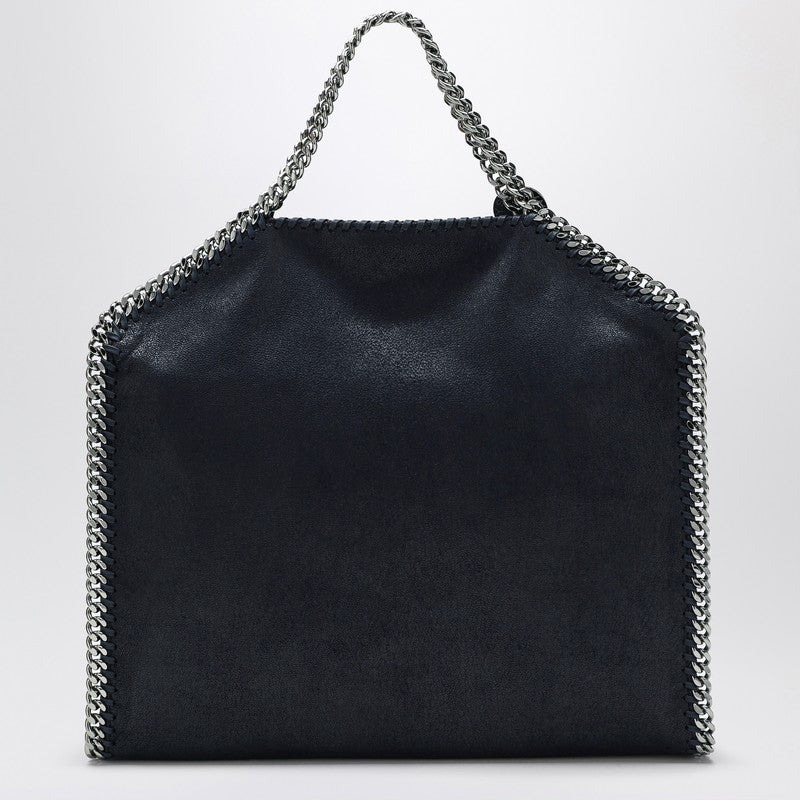 Stella McCartney Navy Falabella Fold Over Tote Bag