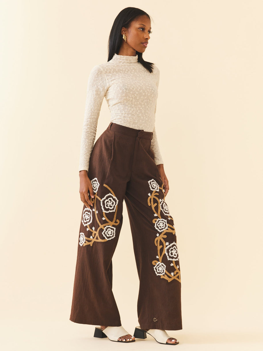 Eddy Rose Lace Bodysuit