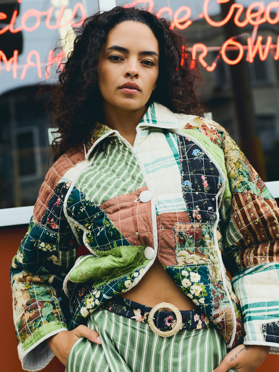 Eddy Quilted Scrap Jacket
