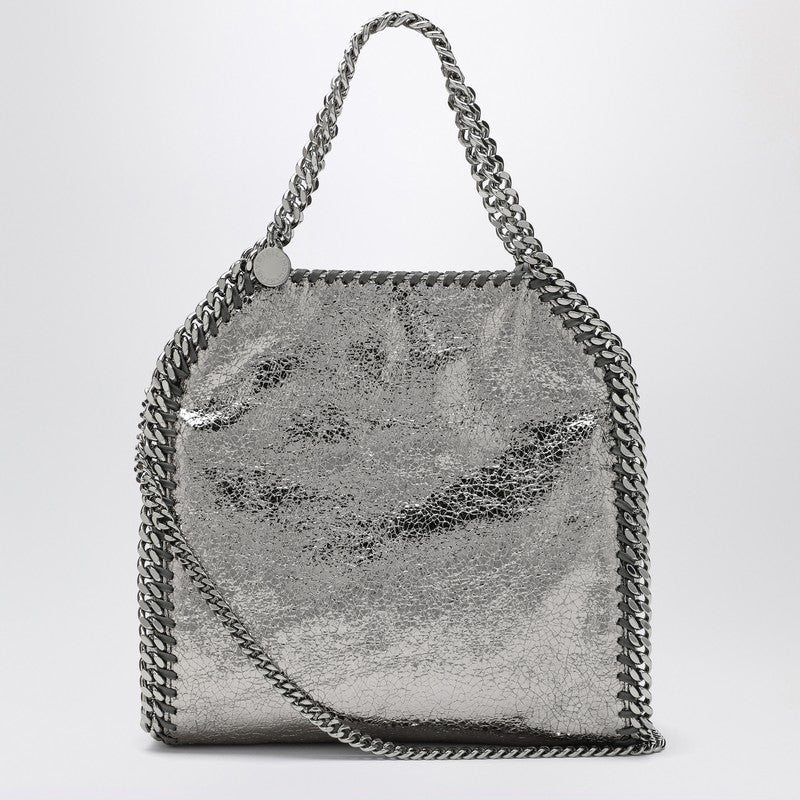 Stella McCartney Falabella Mini Metallic Steel Grey Bag