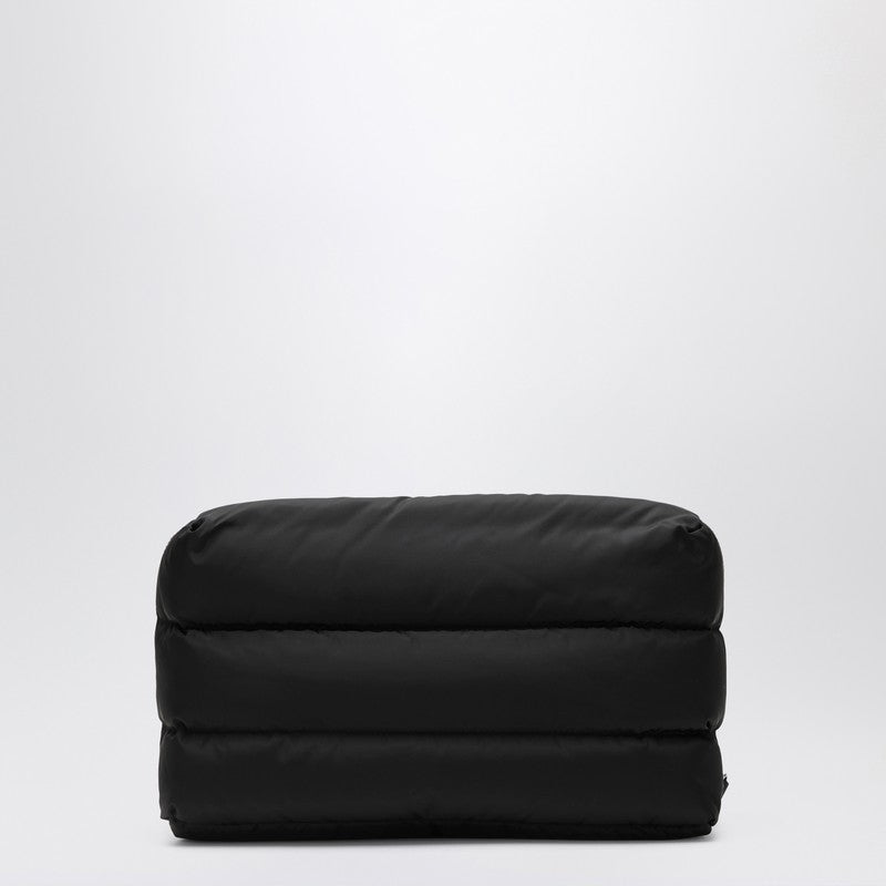 Moncler Caradoc Beauty Case In Quilted Black Nylon