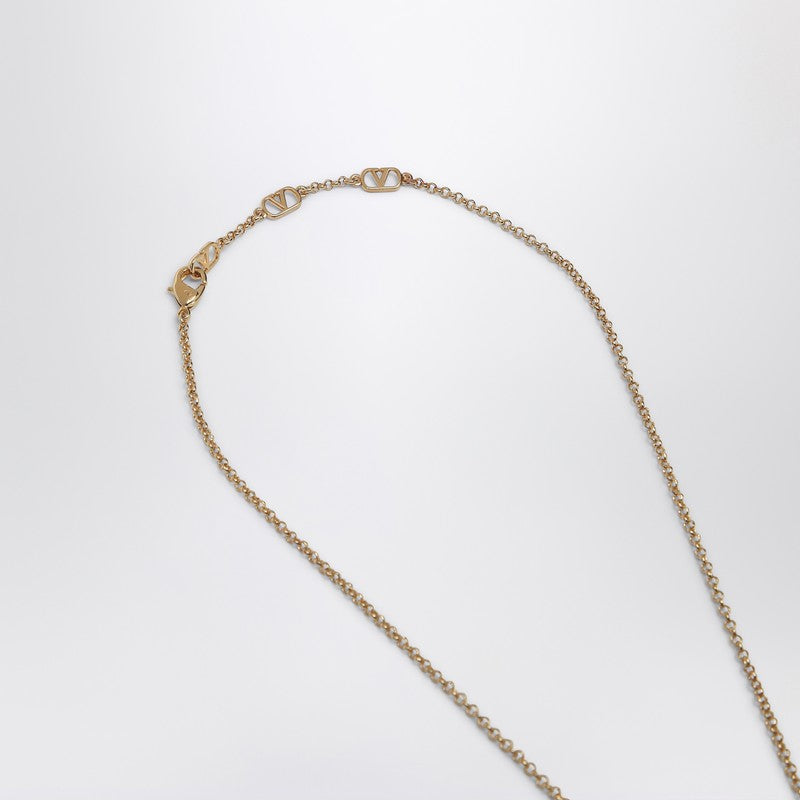 Valentino Garavani Ovalette Necklace With Swarovski Pearl