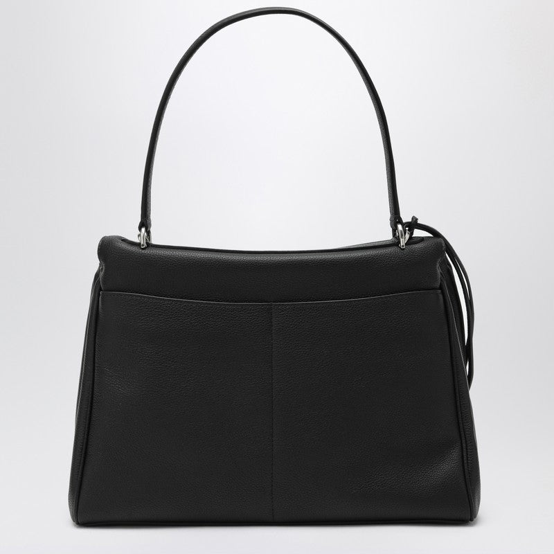 Balenciaga Medium Black Rodeo Bag In Hammered Calfskin