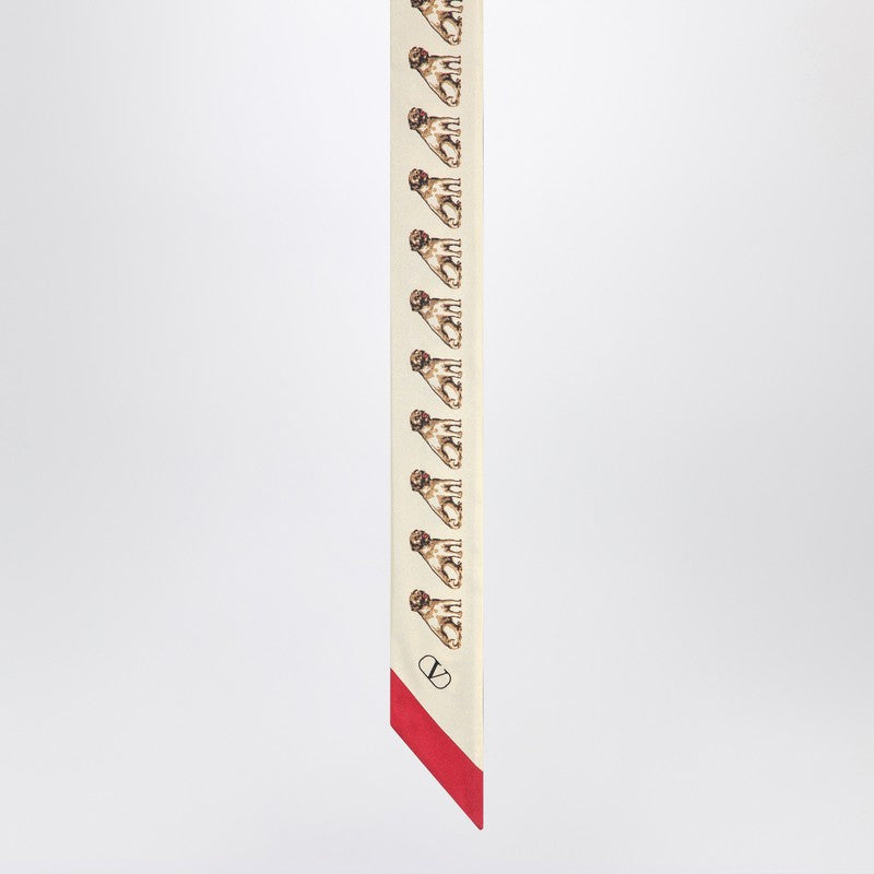 Valentino Garavani Petit Charles Bandeaux Scarf In Silk