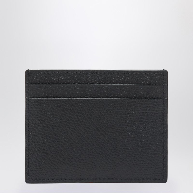 Valentino Garavani Vlogo Signature Black Credit Card Holder