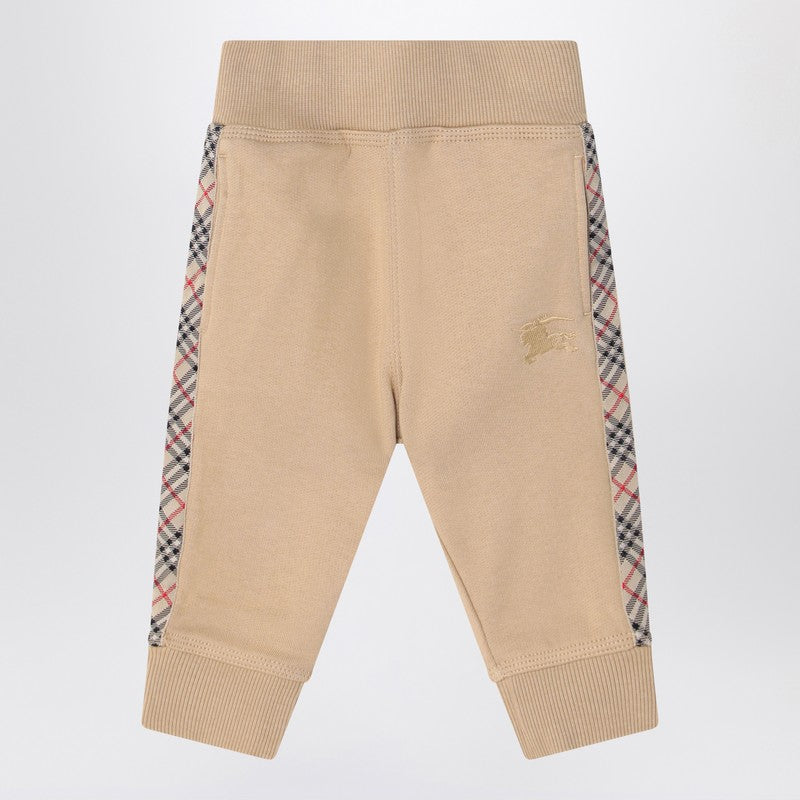 Burberry Kids' Beige Cotton Sponge Effect Pants