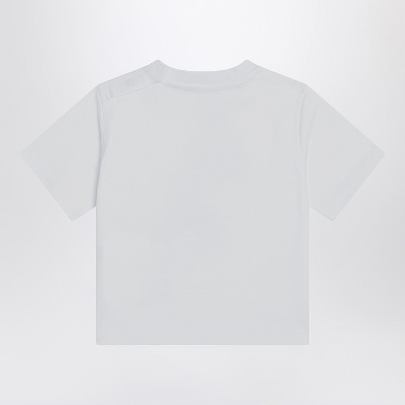 Burberry Kids' White T-shirt With Logo Print
