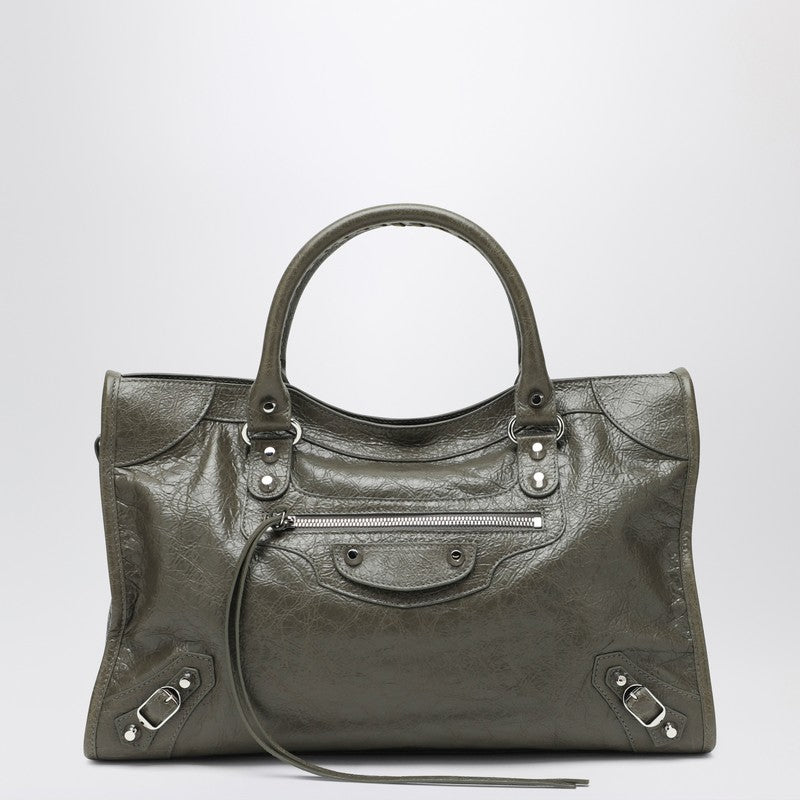Balenciaga Le City Medium Bag Army Green