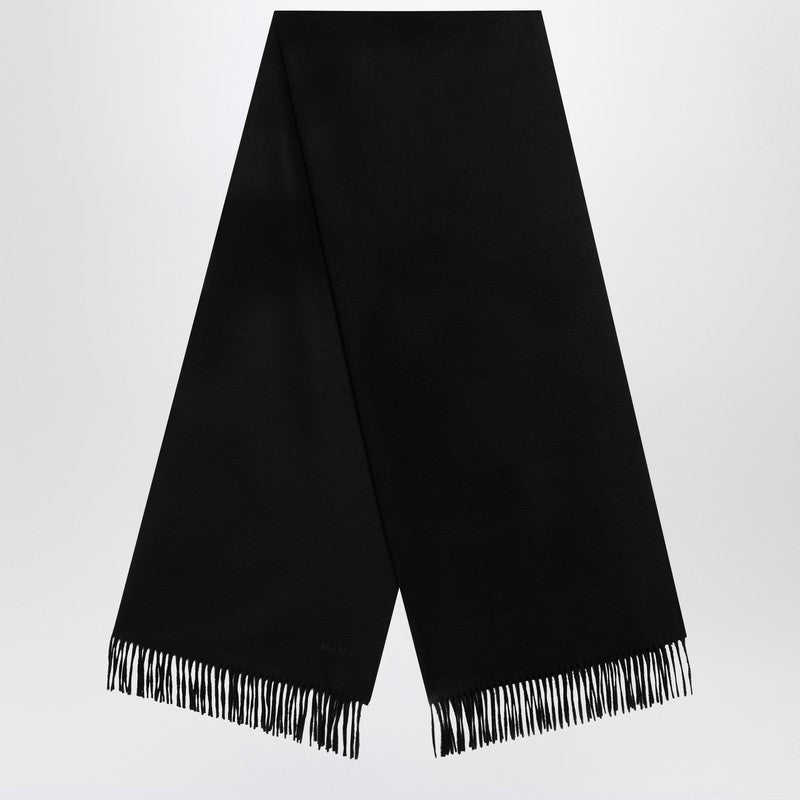 Max Mara Black Cashmere Scarf