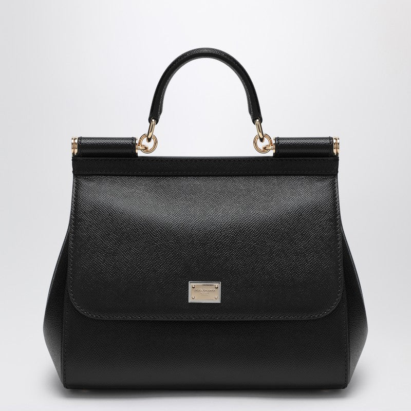 Dolce & Gabbana Large Black Sicily Hand Bag